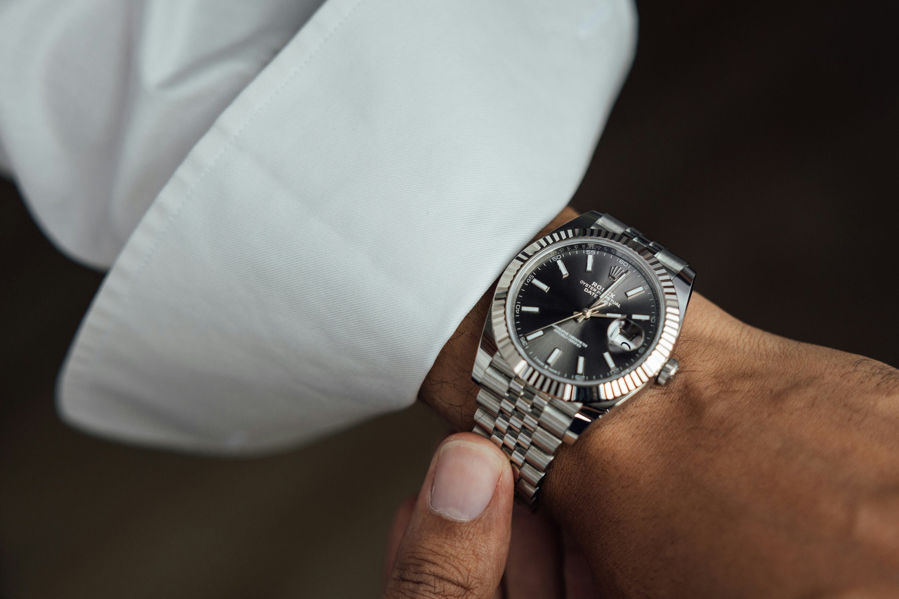 Luxury watch detail