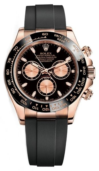 Rolex Daytona Black Dial on Oysterflex 116515 Card 2020