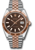 Rolex Datejust 41 Chocolate Index Dial on Jubilee 126331 Card 2023