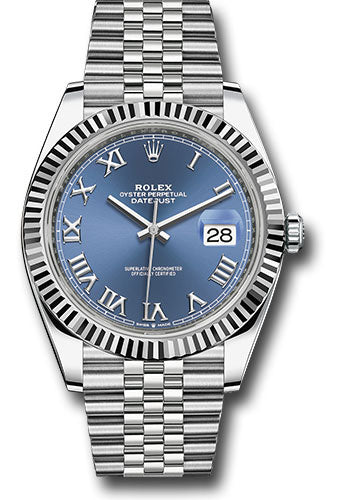 Rolex Datejust 41 Blue Roman Dial on Jubilee 126334 2026