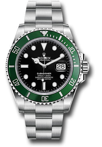 Rolex Submariner Black Dial on Oyster 126610LV Card 2025