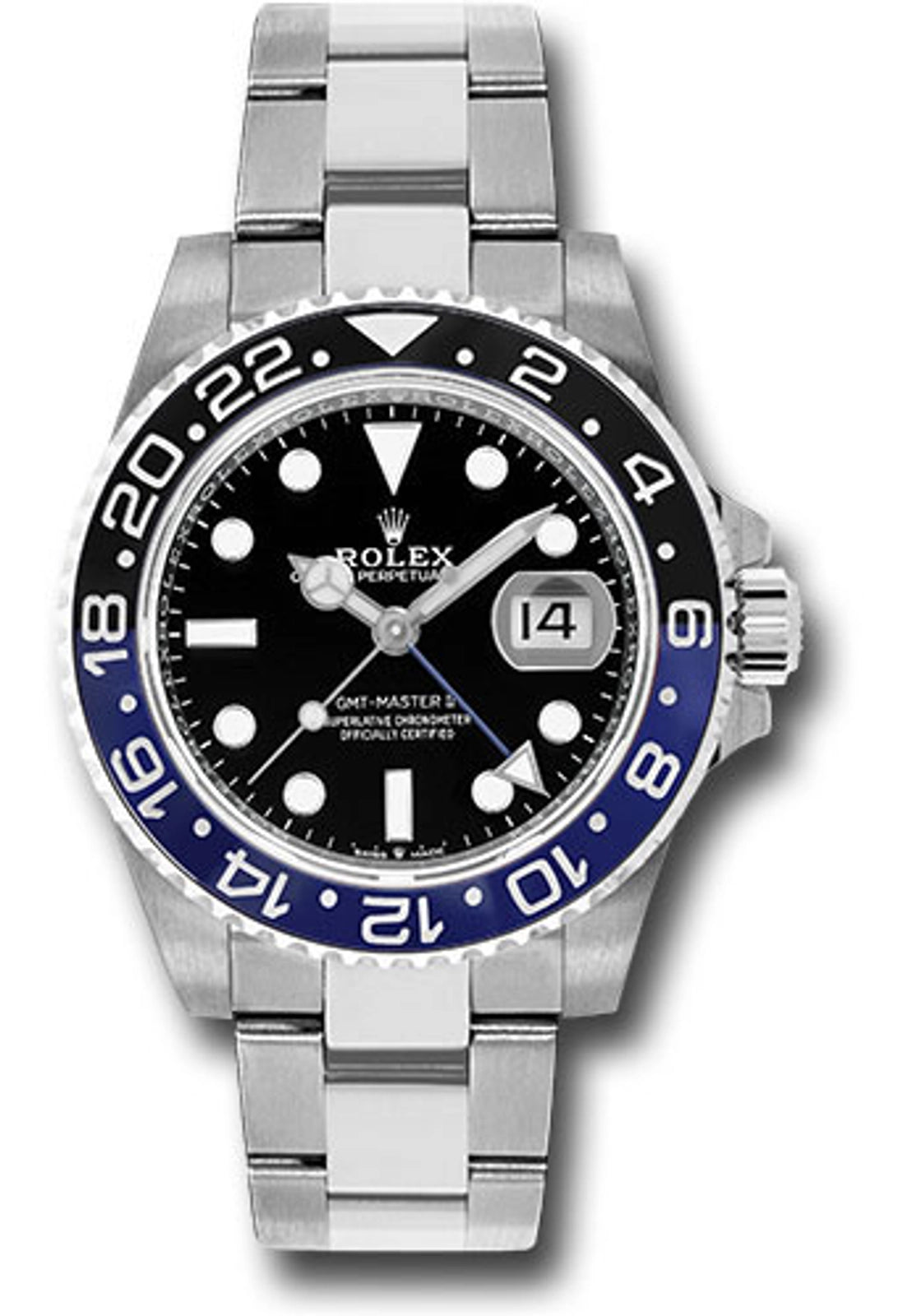 Rolex GMT-Master II Batman Black Dial on Oyster 126710BLNR Complete 2021