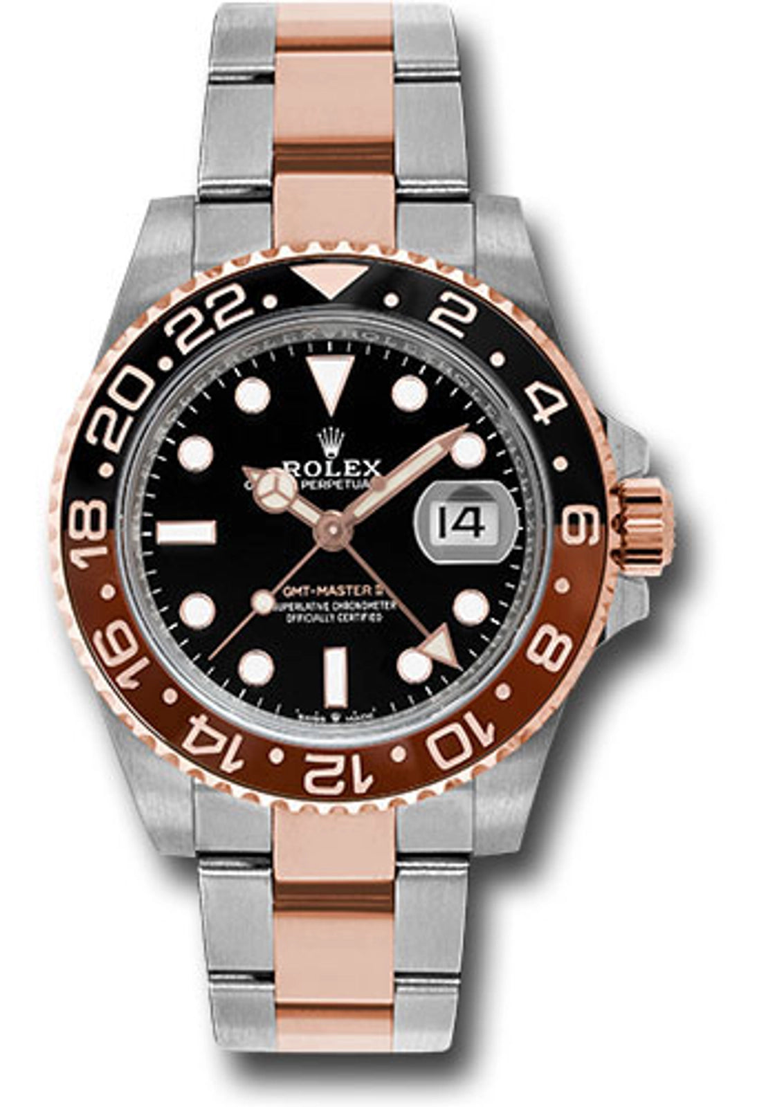 Rolex GMT-Master II "Root Beer" Black Dial on Oyster 126711CHNR 2019