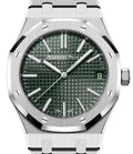 Audemars Piguet Royal Oak Selfwinding "50th Anniversary" Green Dial on Bracelet 15510ST.OO.1320ST.04 Card 2023