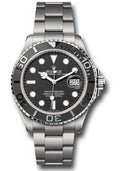 Rolex Rlx Titanium Yacht-Master 42 Black Dial on Oyster 226627 Card 2025