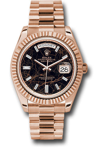 Rolex Day-Date 40 Eisenkiesel Diamond Dial on President 228235 Card 2022