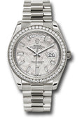 Rolex Day-Date 40 Meteorite Baguette Diamond Dial on President 228349RBR Card 2020