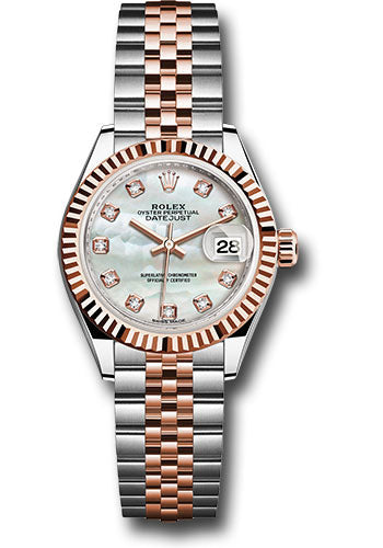Rolex Datejust Lady White Mother-Of-Pearl Diamond Dial on Jubilee 279171 Card 2026