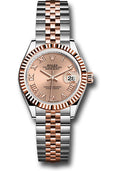 Rolex Datejust Lady Rose Roman Dial on Jubilee 279171 Card 2018