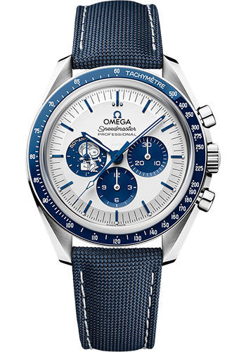 Omega Speedmaster Anniversary Series Co-Axial Master Chronometer Chronograph ‚ÄúSilver Snoopy Award‚Äù Silver Dial on Nylon Strap 310.32.42.50.02.001 Complete 2026