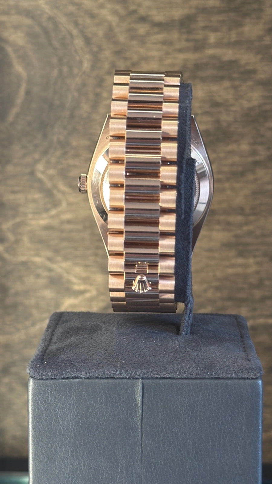 Rolex Day-Date 40 Chocolate Baguette Diamond Dial on President 228235 Complete 2022