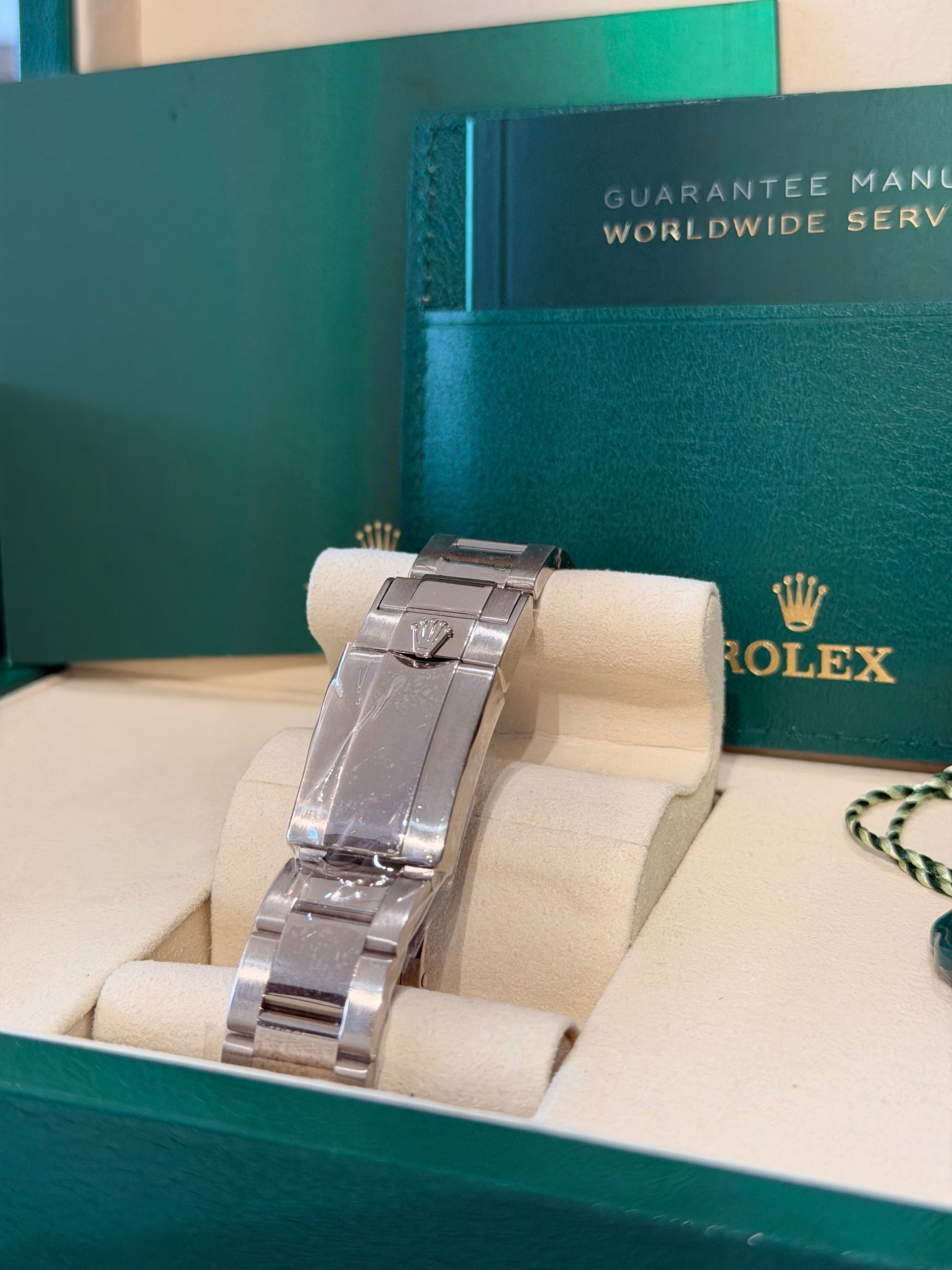 Rolex GMT-II Black Dial on Oyster 116759SARU Complete 2018