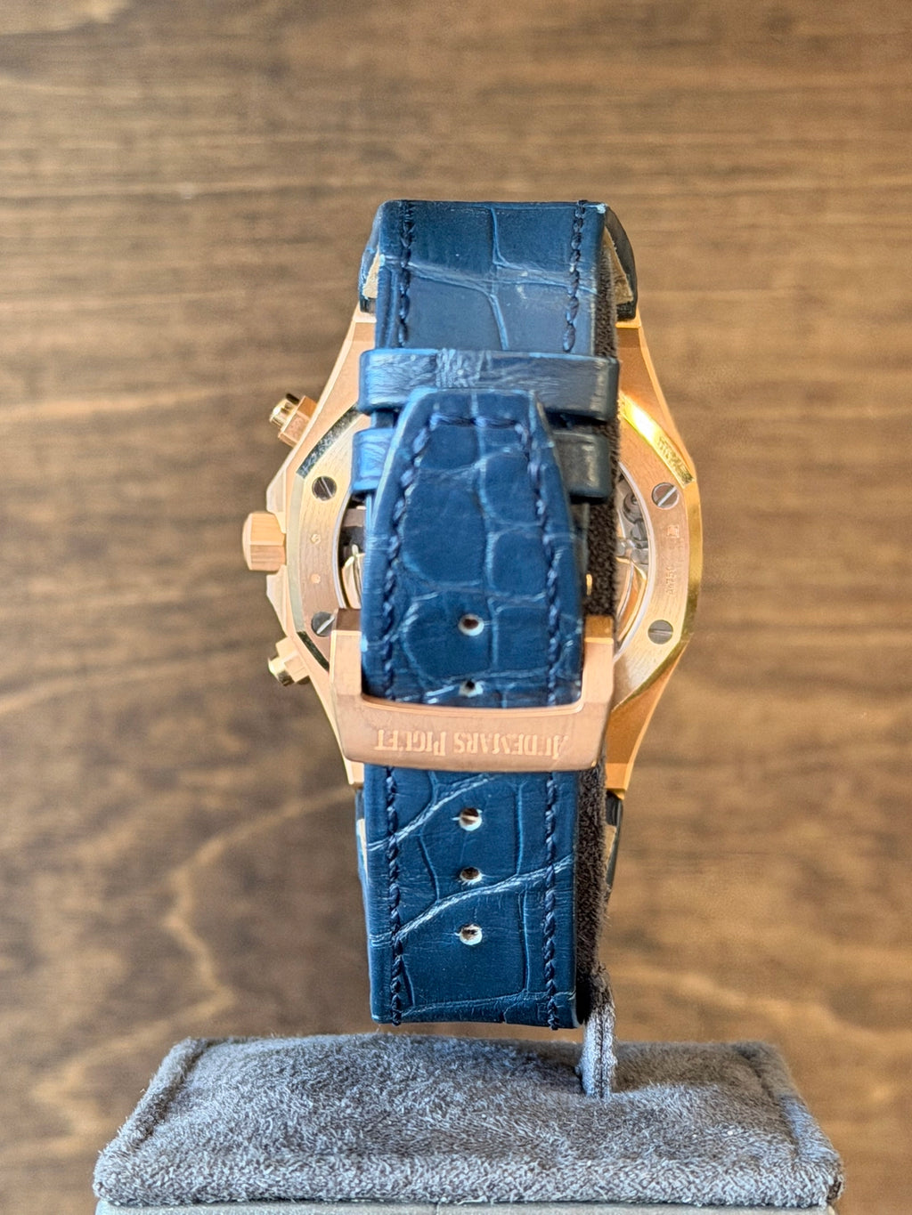 Audemars Piguet Royal Oak Chronograph Blue Dial on Leather Strap 26240OR.OO.D315CR.02 Card 2025