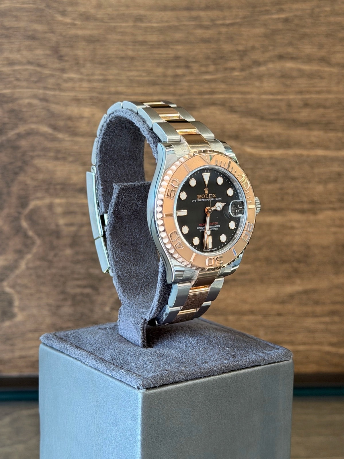 Rolex Yacht-Master 37 Black Dial on Oyster 268621 Card 2025