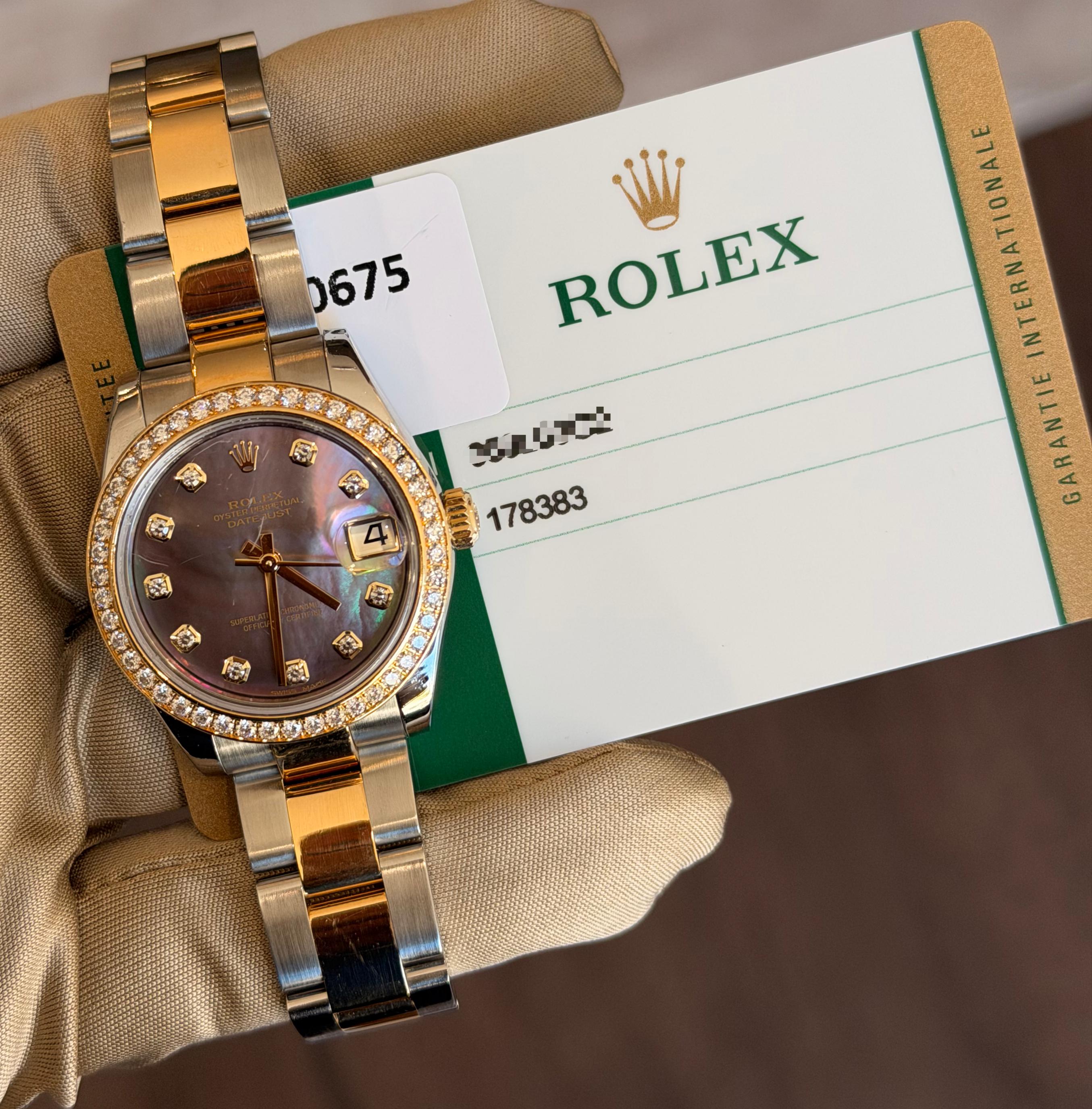 Mop Dial on Oyster 178383 Card 2017