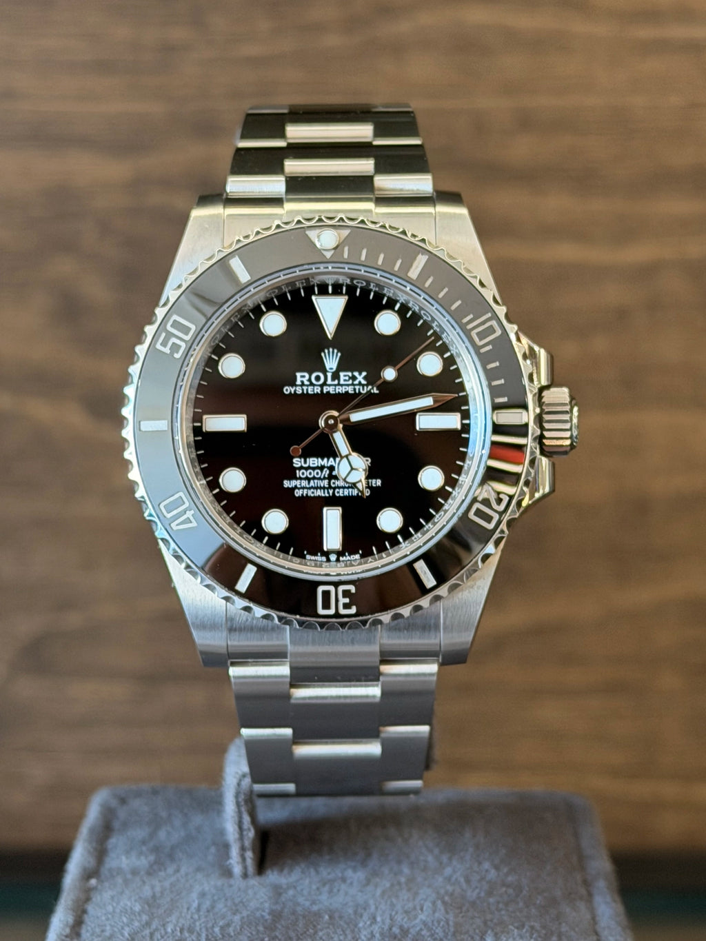 Rolex Submariner No-Date Black Dial on Oyster 124060 2025