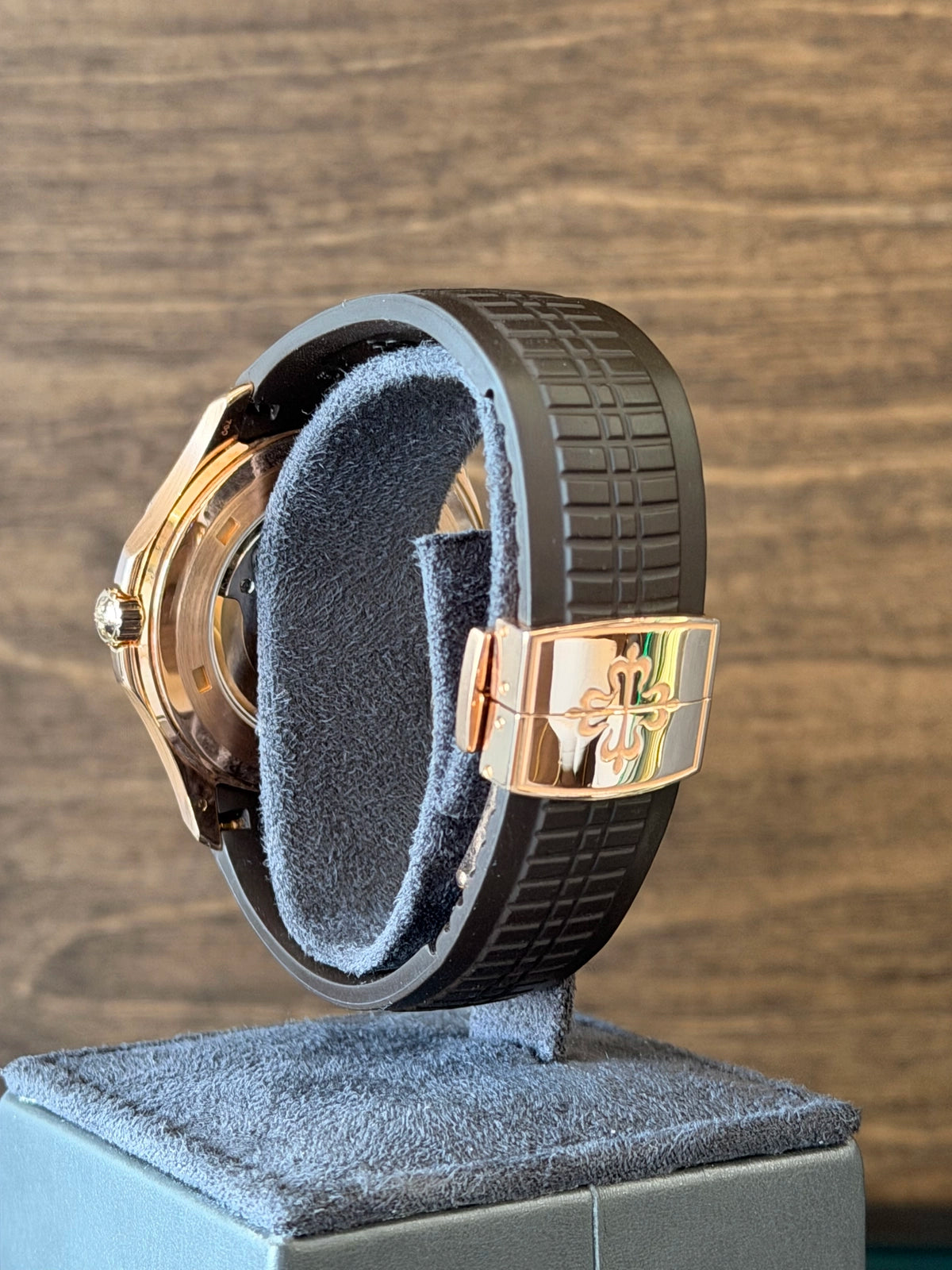 Patek Philippe Aquanaut Brown Dial on Strap 5167R-001 Papers 2017