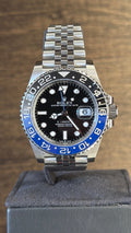 Rolex GMT-Master II Batgirl Black Dial on Jubilee 126710BLNR Card 2026