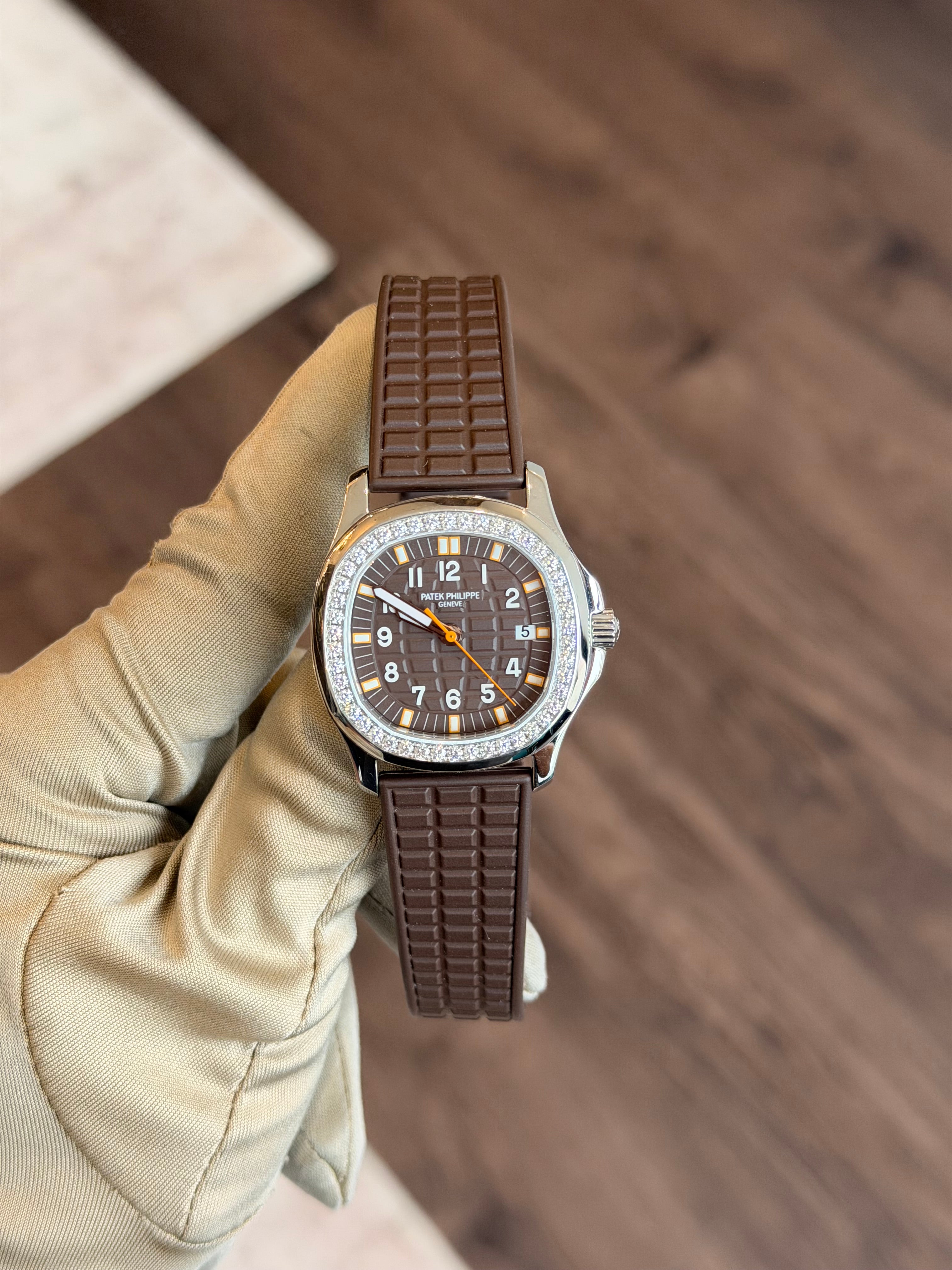 Patek Philippe Aquanaut Luce Safari Brown Dial on Brown Rubber 5067A-015 Papers 2007