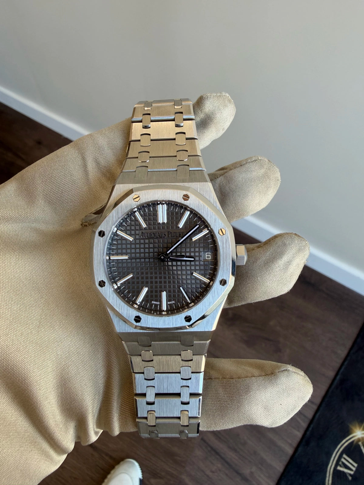 Audemars Piguet Royal Oak Selfwinding "50th Anniversary" Grey Dial on Bracelet 15510ST.OO.1320ST.05 Complete 2023