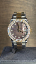Rolex Datejust Mop Dial on Oyster 178383 Card 2017